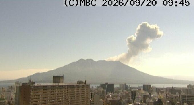 桜島で噴火 噴煙1600ｍ【きょう・あすの降灰予報】鹿児島|TBS NEWS DIG