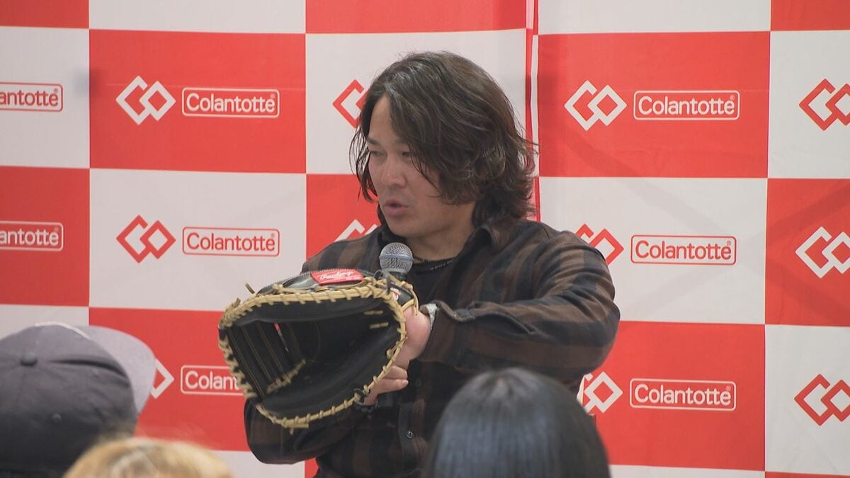 巨人・甲斐拓也が大分でトークショー 「キャッチング論」山瀬慎之助