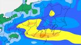 非常に激しい雨の降る所が 関東地方南部と伊豆諸島 警報級の可能性も 【雨のシミュレーション】|TBS NEWS DIG