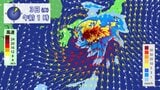 【台風6号情報】最大瞬間風速40メートル　3日にかけ西日本・東日本に接近へ　関東・東海でも大雨のおそれ　〈1時間ごと雨風シミュレーション〉　（2日午前6時45分更新）　|　RCC NEWS | 広島ニュース | RCC中国放送