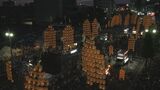 50キロの竹ざおを“ドッコイショー!” 伝統の妙技で魅了 「秋田竿燈まつり」始まる|TBS NEWS DIG