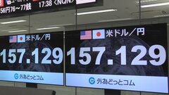 一時1ドル＝157円台　約3週間ぶりの円安水準 「160円」近づき為替介入への警戒感強まる| TBS CROSS DIG with Bloomberg