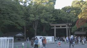 【速報】アメリカ国籍の観光客の男(65)が明治神宮の鳥居に“落書き”か 右手の爪でアルファベット5文字の家族の名前を…器物損壊の疑いで逮捕 警視庁|TBS NEWS DIG