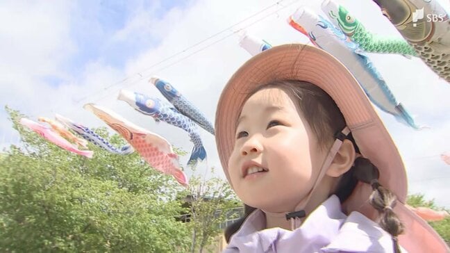 春風にそよぐ223匹のこいのぼり 富士山の語呂にあわせて登場＝静岡|TBS NEWS DIG