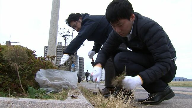 「あなぶきアリーナ香川」周辺で地域の企業などが清掃活動 県民が誇りに思う場所に【香川】|TBS NEWS DIG