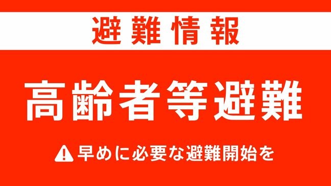 【高齢者等避難】岡山・玉野市 15:00時点|TBS NEWS DIG