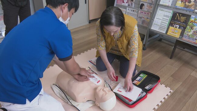 「初めてAEDを体験」看護の日にあわせイベント 山口|TBS NEWS DIG