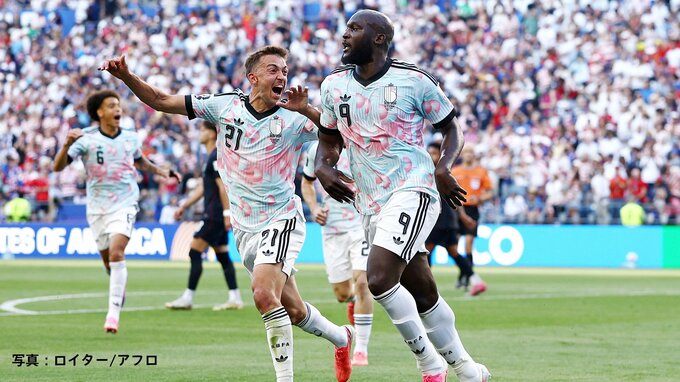 ベルギー、4得点の快勝で8強入り！完全アウェイで“赤い悪魔”が開催国アメリカ撃破　準々決勝の相手は無失点記録継続中のスペイン【北中米W杯】|TBS NEWS DIG