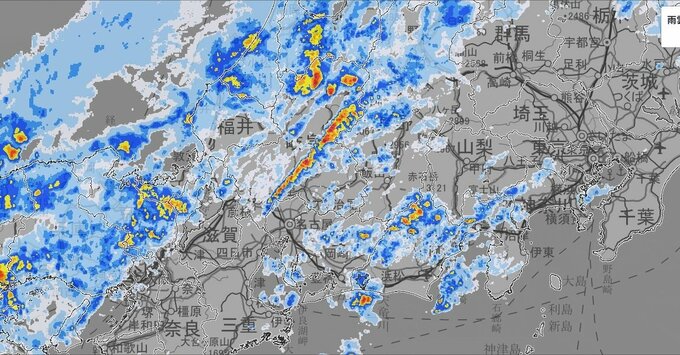 【大雨情報】東海地方　9日夜遅くにかけて雷を伴った激しい雨が降り大雨になる見込み　『線状降水帯』発生の可能性も【雨と風のシミュレーション】|TBS NEWS DIG