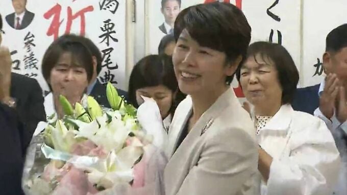 「これから気をひきしめていきたい」笠岡市長選挙で初当選した栗尾典子氏　一夜明け、街頭に立って思いを語る【岡山】　|　岡山・香川のニュース | 天気 | RSK山陽放送