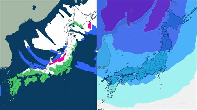 【大雪情報】関東甲信上空に氷点下３０度以下の強い寒気　関東北部と長野　3日夜～4日昼前にかけ大雪となる所が【大雪と雨のシミュレーション・寒気のシミュレーション・全国きょう・あすの天気】　|　山梨のニュース | ＵＴＹテレビ山梨