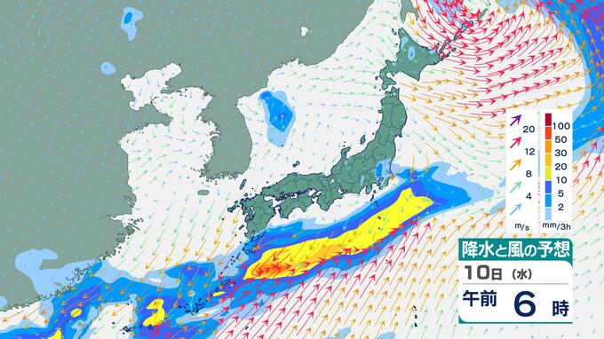 沖縄・奄美で大雨「短時間でレベル4」の可能性　あす11日(木)は全国的に晴れ予想も落雷・降ひょう・突風に注意　雨風シミュレーション|TBS NEWS DIG