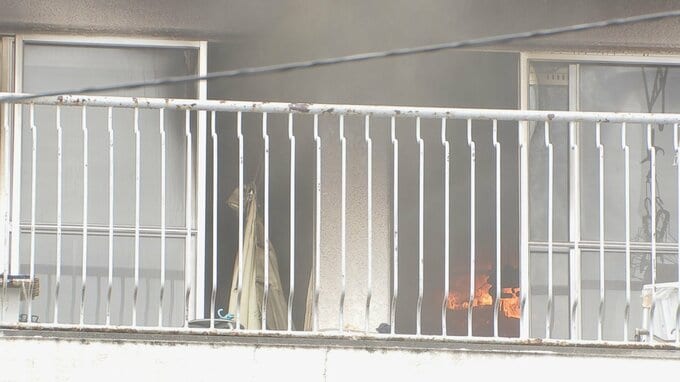 JR宇都宮駅近くの10階建てマンションで火事　70代女性含む4人が軽いけが　5階の部屋から火が出たか　宇都宮市|TBS NEWS DIG