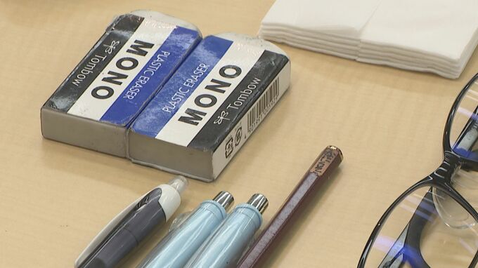 鉛筆に書かれた「なにくそ！」の文字…国公立大学で二次試験 受験生が挑む最後の関門　|　石川県のニュース｜MRO北陸放送