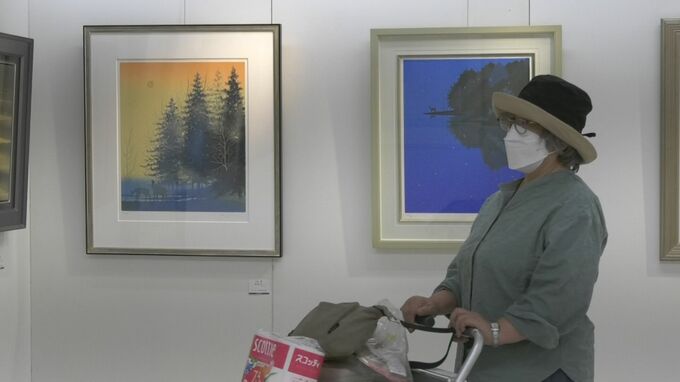 千住博さんの作品も　よなごしんまち天満屋「美術特選展　夏」　|　BSSニュース | BSS山陰放送