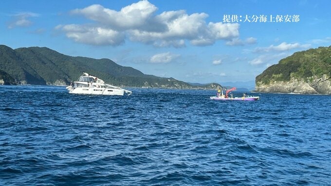 帆船のマストが本土と沖にある島を結ぶ高さ30メートルの電線に接触 自力航行できず　大分・佐伯市　|　大分のニュース｜OBS NEWS｜大分放送