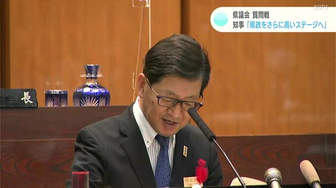 濵田知事「県政をさらに高いステージへ」　高知県議会12月定例会　　|　高知のニュース・天気｜KUTV NEWS | KUTVテレビ高知