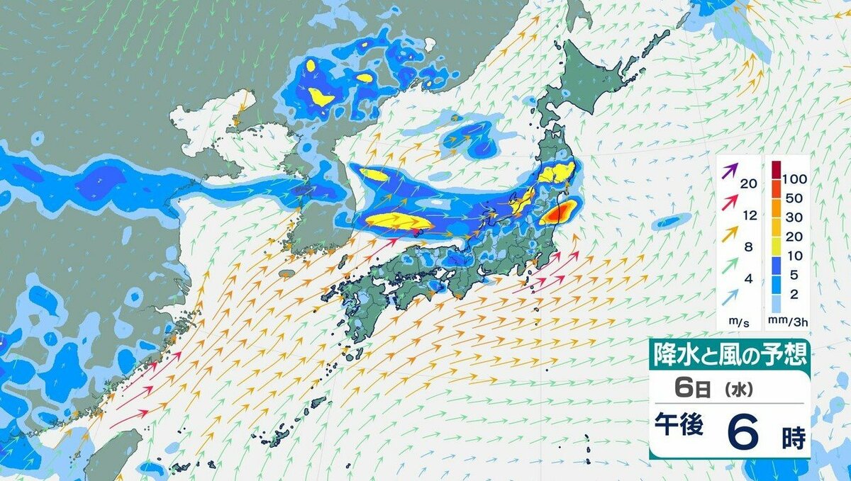 大雨情報】北陸地方、7日にかけて大雨に厳重警戒 新潟では1時間に40