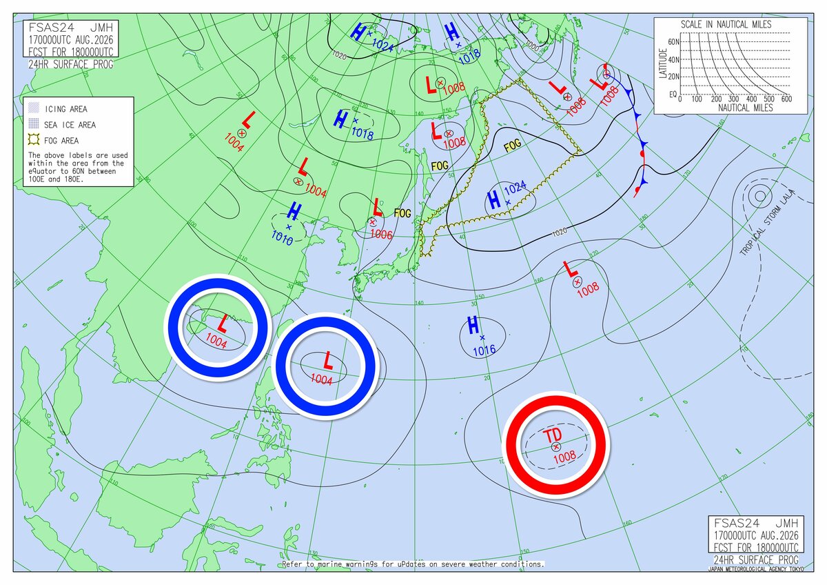 【台風のたまご＝熱帯低気圧】3つも発生か？ 気象庁予想天気図に現る【雨風シミュレーション28日（金）まで／全国の週間予報】今後の台風情報に注意 ...