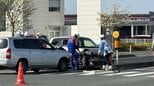 【現場画像】1人が意識不明に　山形市嶋北で交通事故　車体は大きく破損|TBS NEWS DIG