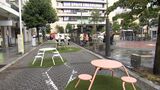 中心市街地を人中心の空間へ きょうから市役所前の通りを歩行者天国「アオバリビング」に=静岡市 | 静岡のニュース | SBSNEWS | 静岡放送
