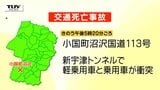 国道113号のトンネルで車2台衝突　62歳の女性の死亡確認（山形・小国町）　|　山形のニュース│TUYテレビユー山形