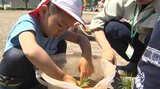 園児たちがバケツを使った米作りを体験 植えるのは岩手県オリジナルブランド米「金色の風」 岩手・奥州市|TBS NEWS DIG