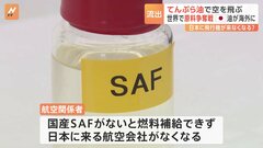 “てんぷら油”が飛行機の燃料に？ 世界で原料争奪戦 「日本に飛行機が来なくなるかもしれない」| TBS CROSS DIG with Bloomberg