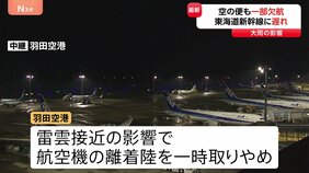 羽田空港 雷雲接近で一時離着陸取りやめ 全日空31便・日本航空19便欠航 東海道新幹線一時運転見合わせで一部列車に遅れ|TBS NEWS DIG