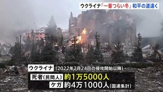 ウクライナ侵攻きょうで4年「苦しみと恐怖が続いている」 民間人の死傷者5万6000人　和平協議は断続的開催も主張の隔たり大きく| TBS CROSS DIG with Bloomberg