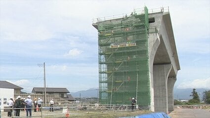 工事が進むリニア中央新幹線 高さ21mの高架橋をJR東海が公開 実験線