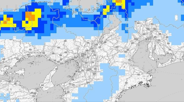 【大雪情報】近畿地方　短時間に降雪が強まり22日未明から夕方は『警報級の大雪』となる見込み　23日にかけて大雪に…近畿中部平地でも大雪となる所が…積雪や路面の凍結による交通障害に警戒を【雪と雨のシミュレーション】　|　富山のニュース｜天気・防災｜チューリップテレビ