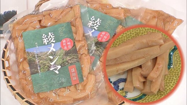 放置竹林を活用し地域の課題解決も　綾町の新しい特産品「綾メンマ」がお披露目|TBS NEWS DIG