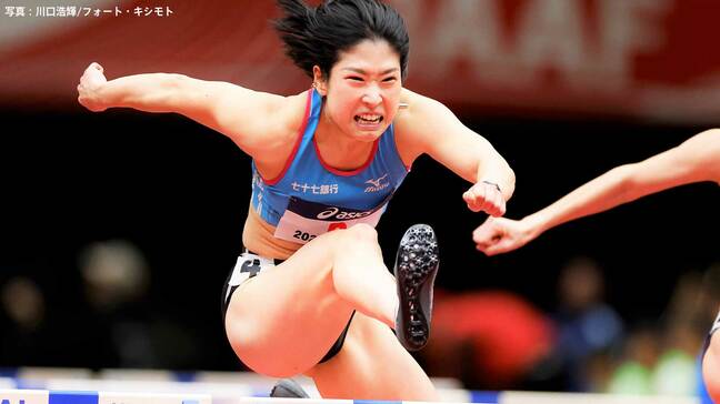 女子100mハードル決勝　青木益未が12秒99で4年ぶりの優勝 ！「諦めずに最後までいいレースができた」【全日本実業団陸上】|TBS NEWS DIG