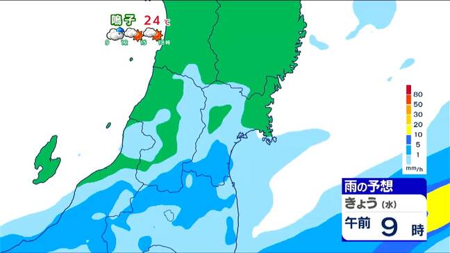 【11日雨予想シミュレーション】午後から晴れ間が広がる 東北南部の梅雨入りは平年より遅れそう　宮城の天気　tbc気象台|TBS NEWS DIG