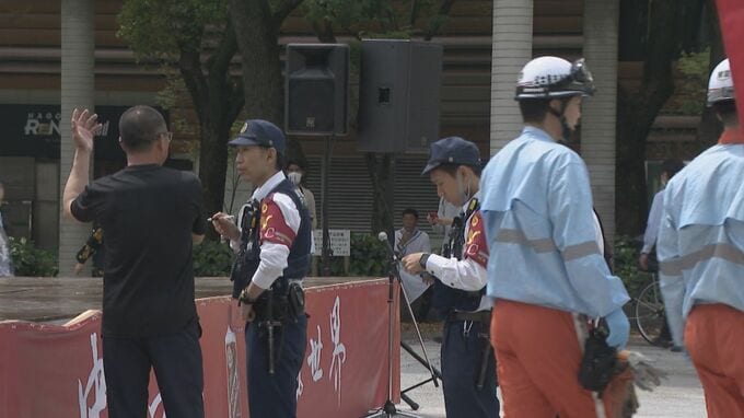 名古屋･久屋大通公園でイベント中に…パネル倒れる ステージで踊っていた女性3人が挟まれケガ エンゼル広場|TBS NEWS DIG