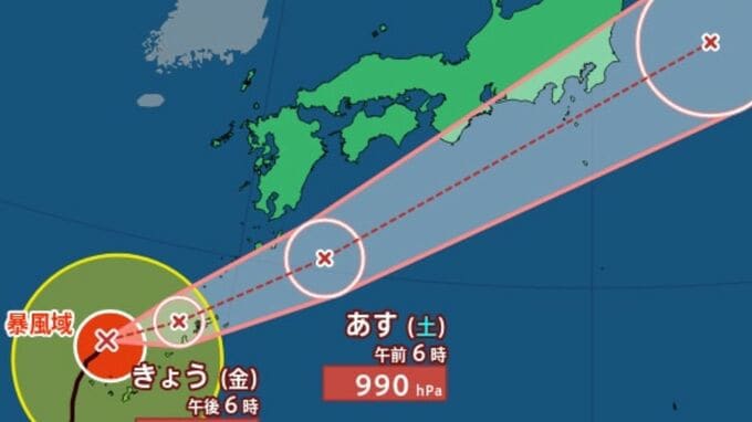 【ダブル台風情報】「台風7号」は27日には西日本から東日本の太平洋側に接近する見込み　「台風8号」の進路は？雨風シミュレーションと進路予想【気象庁26日】|TBS NEWS DIG