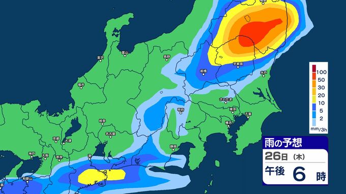 【大雨情報】関東甲信地方　27日明け方にかけて、低地の浸水や土砂災害、河川の増水に注意・警戒を　落雷や竜巻などの激しい突風、降ひょうにも注意　気象庁|TBS NEWS DIG
