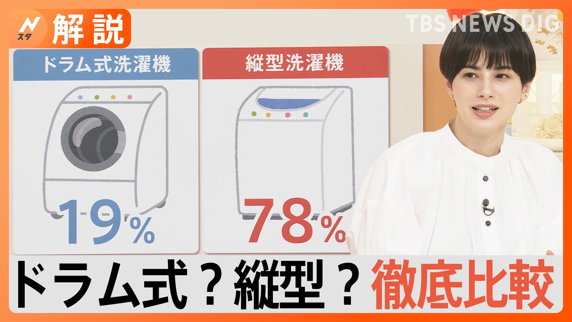 洗濯機はドラム式？縦型？ 洗い方や乾燥機能の違いを比較！ 人気上昇中 