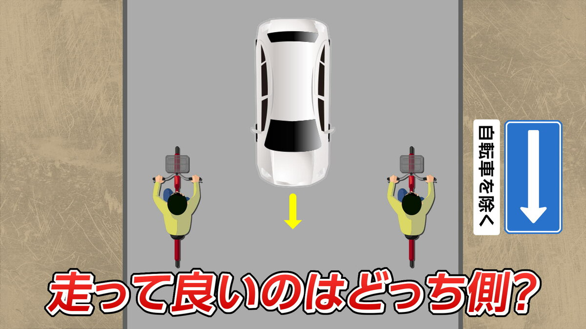 自転車で逆方向から侵入可能な“一方通行”どっち側を走れば違反にならない？自転車…