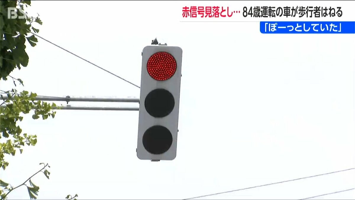 サムネイル_84歳女性運転の軽乗用車が赤信号見落としか 横断歩道を渡っていた歩行者と接触 新潟市・東区