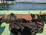 富山湾の定置網に不発弾か?庄川沖で長さ1.2メートルの物体引き揚げ 爆発の危険性低く住民避難なし 海上自衛隊が回収へ | 富山のニュース|天気・防災|チューリップテレビ