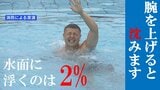 ポイントは〝浮いて待つ〟溺れた時にどんな対応を? 水中で体が浮くのは2% | 福島のニュース│TUF