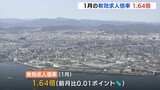 1月の有効求人倍率 1.64倍　前月から0.01ポイント低下　広島　|　RCC NEWS | 広島ニュース | RCC中国放送