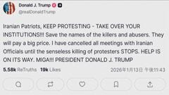 イラン反政府デモに「抗議を続けて国家機関を乗っ取れ」トランプ大統領が呼びかけ　イラン当局者との会合中止も表明| TBS CROSS DIG with Bloomberg