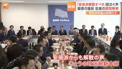 疑惑の議員は記者の質問無視　「安倍派は解散すべき」党内から厳しい声| TBS CROSS DIG with Bloomberg