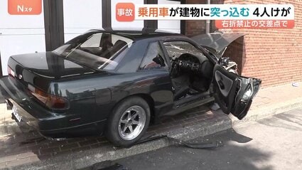 東京・八王子市で軽トラックと乗用車の交通事故 歩行者含む4人が軽傷か