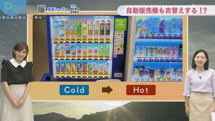 自動販売機「HOT飲料」への入れ替えは「〇〇」が売れる場所が優先