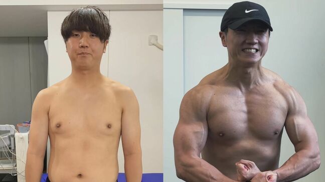 【 コロチキ・西野 】 「筋トレ歴０日」→「２年」　ビフォーアフター画像に反響　「筋肉い〜っちゃってる〜！」|TBS NEWS DIG