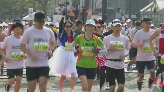 約1万5000人が春爛漫の福井を駆ける「ふくい桜マラソン2026」開催|TBS NEWS DIG